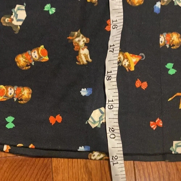 VINTAGE  style O chirly holiday A line mini Skirt Size Medium - Picture 5 of 10